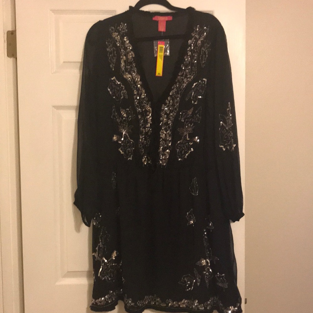 NWT Catherine Malandrino Black dress XL